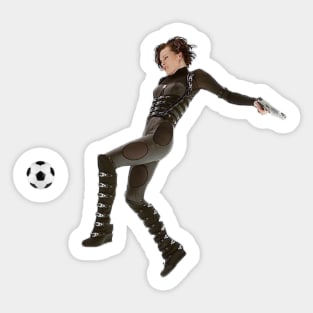 Resident Evil soccer (parody) Sticker